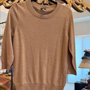 J. Crew Brown Merino Wool Sweater